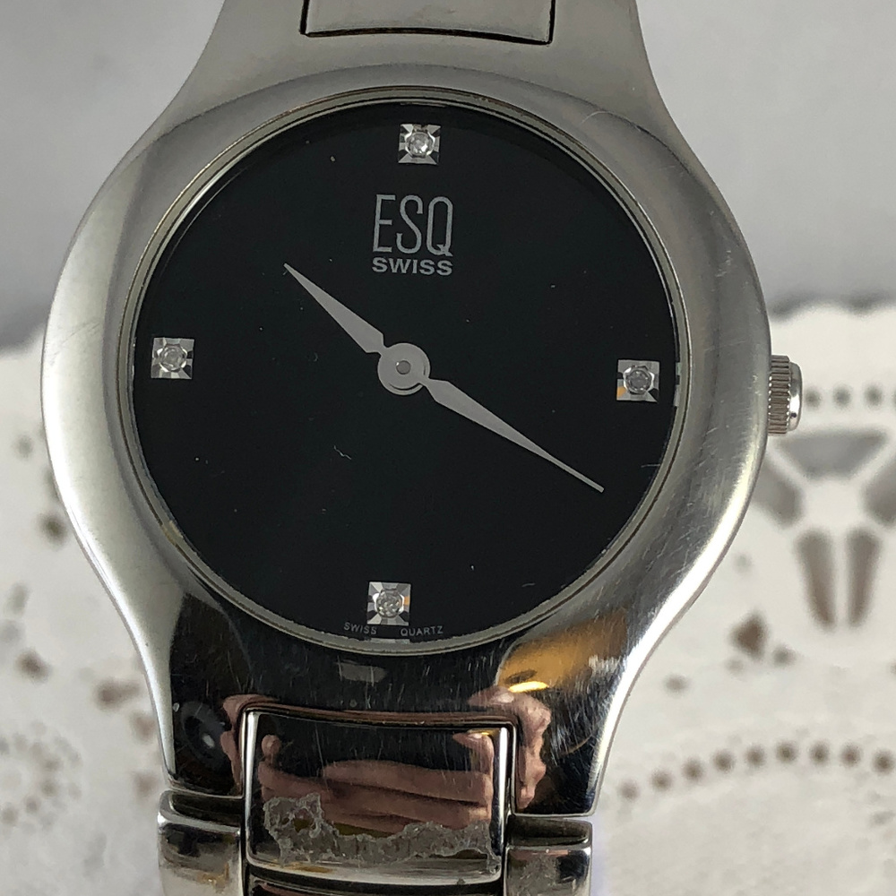 Vintage ESQ (Esquire) Movado Stainless Steel Watch